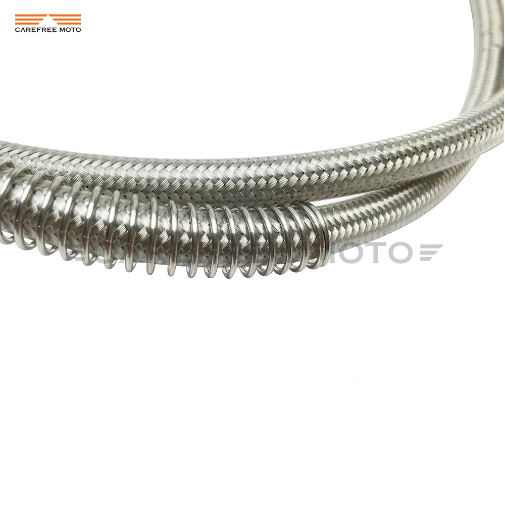 

51.5" 130cm Steel Motorcycle Braided Clutch Cable Moto Clutch Line Pipe Case for Harley Electra Tour Glide FLH FXR 1983-1987
