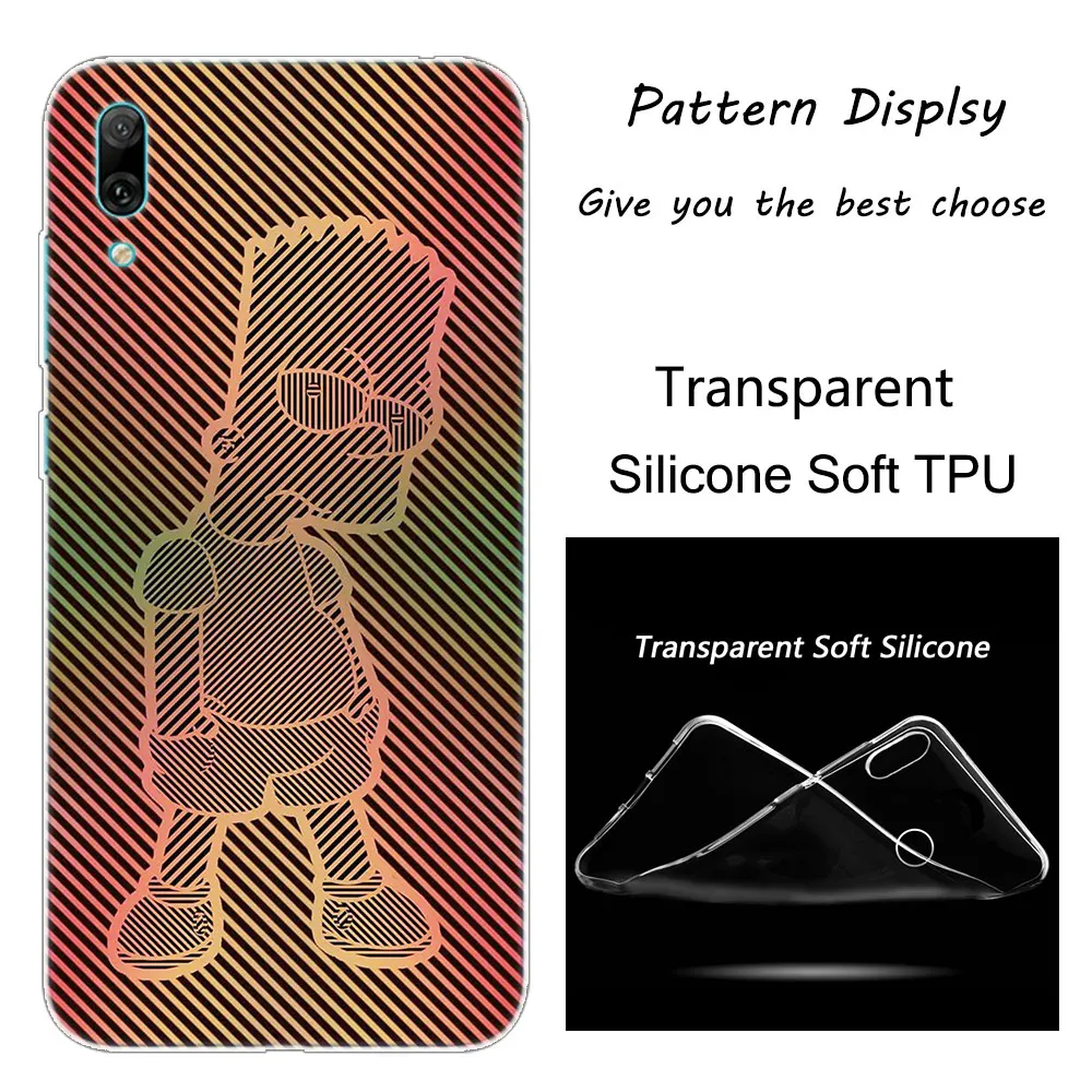 Популярный Мягкий силиконовый чехол для телефона Homer Simpson для huawei mate 10 20 Lite Pro Enjoy 9S Y9 Y7 Y6 Y5 Pro Модный чехол