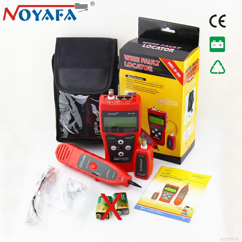NOYAFA NF 308 LAN Сетевой кабель тестер телефонный провод трекер для Cat5e Cat6e RJ45