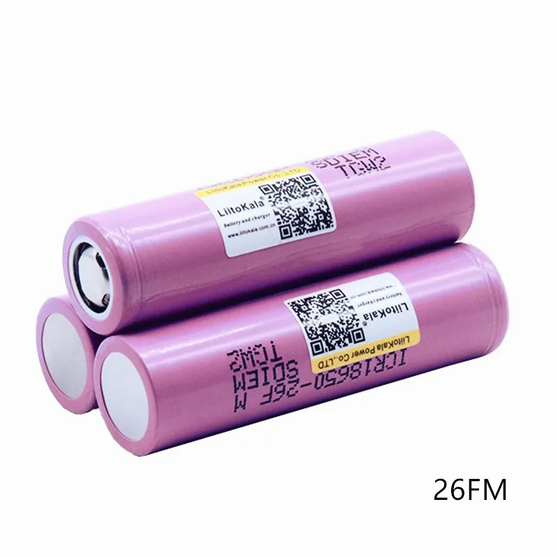 2018 Liitokala Оригинал 3 7 V 18650 2600mAh батареи перезаряжаемые ICR18650-26FM безопасные для