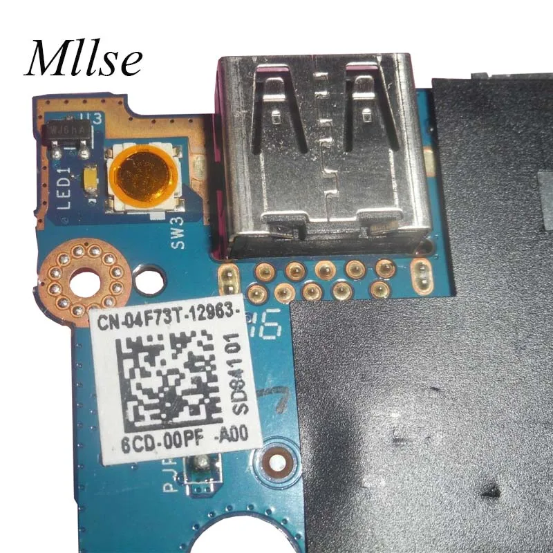 Бесплатная доставка для dell XPS 13 9360 Плата USB кнопка включения питания доска LS D841P