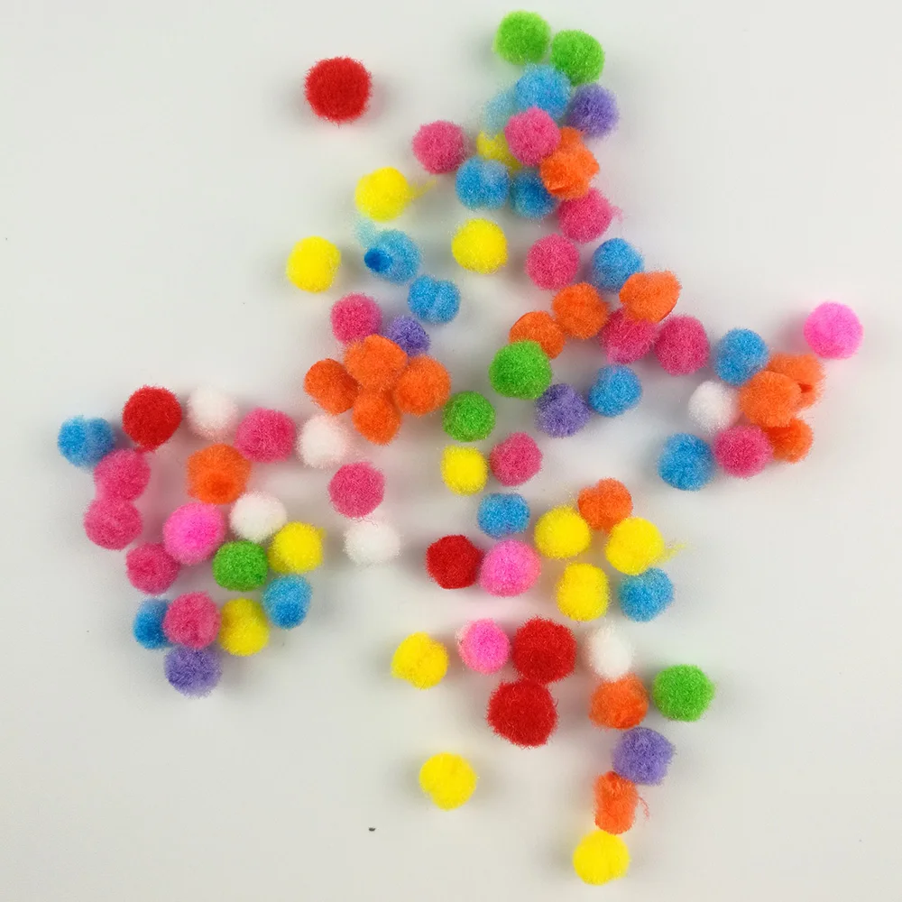 100 шт. мягкие помпоны для украшения дома и свадьбы 15 мм|craft pom poms balls|pompom ballsball toy |
