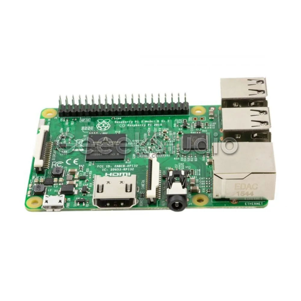 Raspberry Pi 3 Model B комплект + прозрачный акриловый корпус с охлаждающим вентилятором