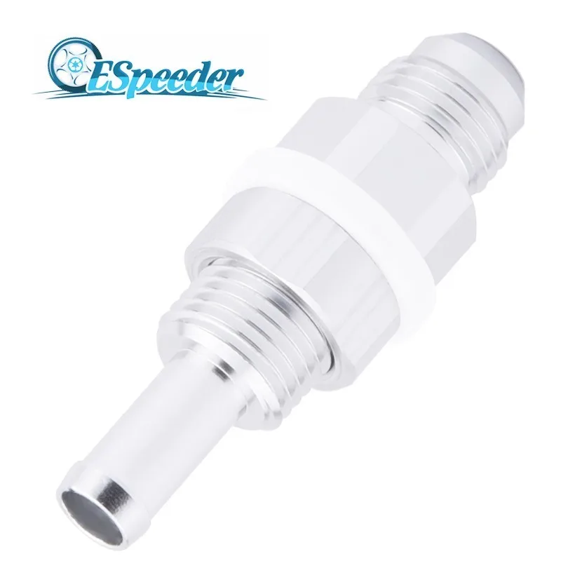 

ESPEEDER -6AN Male Flare Bulkhead To 5/16 Hose Barb Fuel Tank Fitting