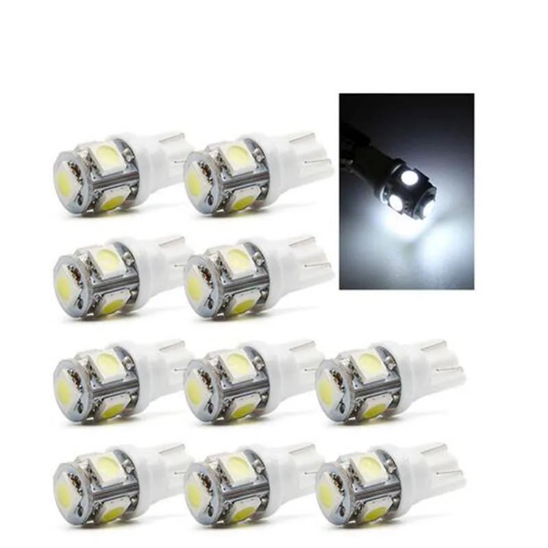 LaLeyenda 100x T10 5050 5SMD 194 168 w5w клиновидные сигнальные лампы 5 светодиодный светильник