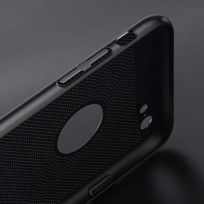 Ультратонкий чехол для телефона iPhone 6, 6s, 7, 8 Plus, 5, 5S, SE, полые жесткие ПК-Чехлы для iPhone X, XR, XS, MAX, задняя крышка