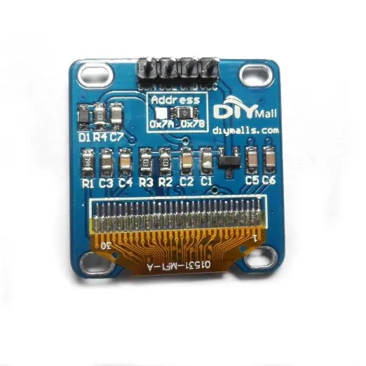 10 шт./лот 128X64 O светодиодный ЖК-дисплей Дисплей модуль для Arduino 0 96 &quotI2C