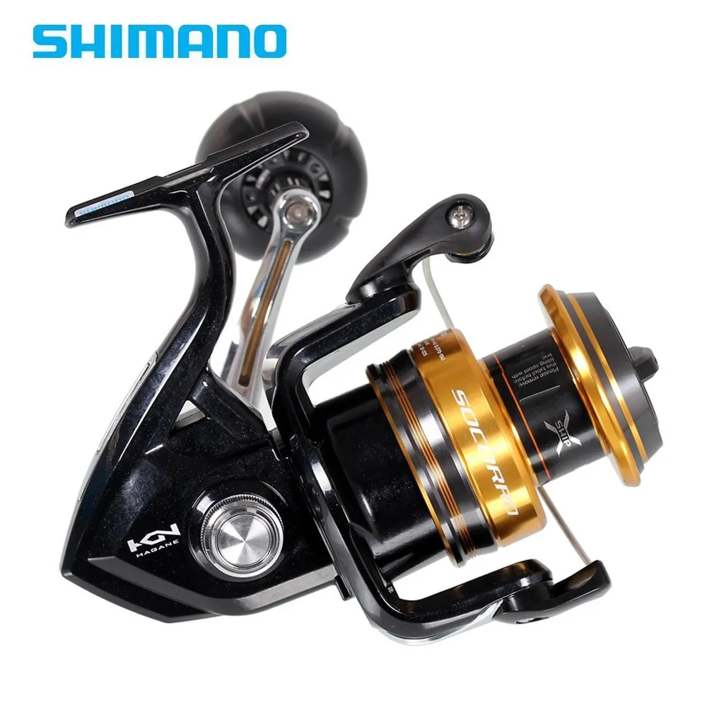 Shimano Оригинал SOCORRO SW 5000 10000 большая спиннинговая катушка для соленой воды 4 + 1BB 9: 1 X