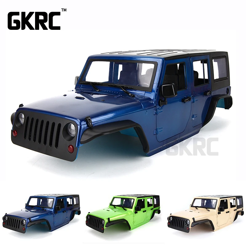 Несобранный корпус автомобиля с колесной базой 12 3 дюйма 313 мм для 1/10 Rc Crawler Jeep Cherokee