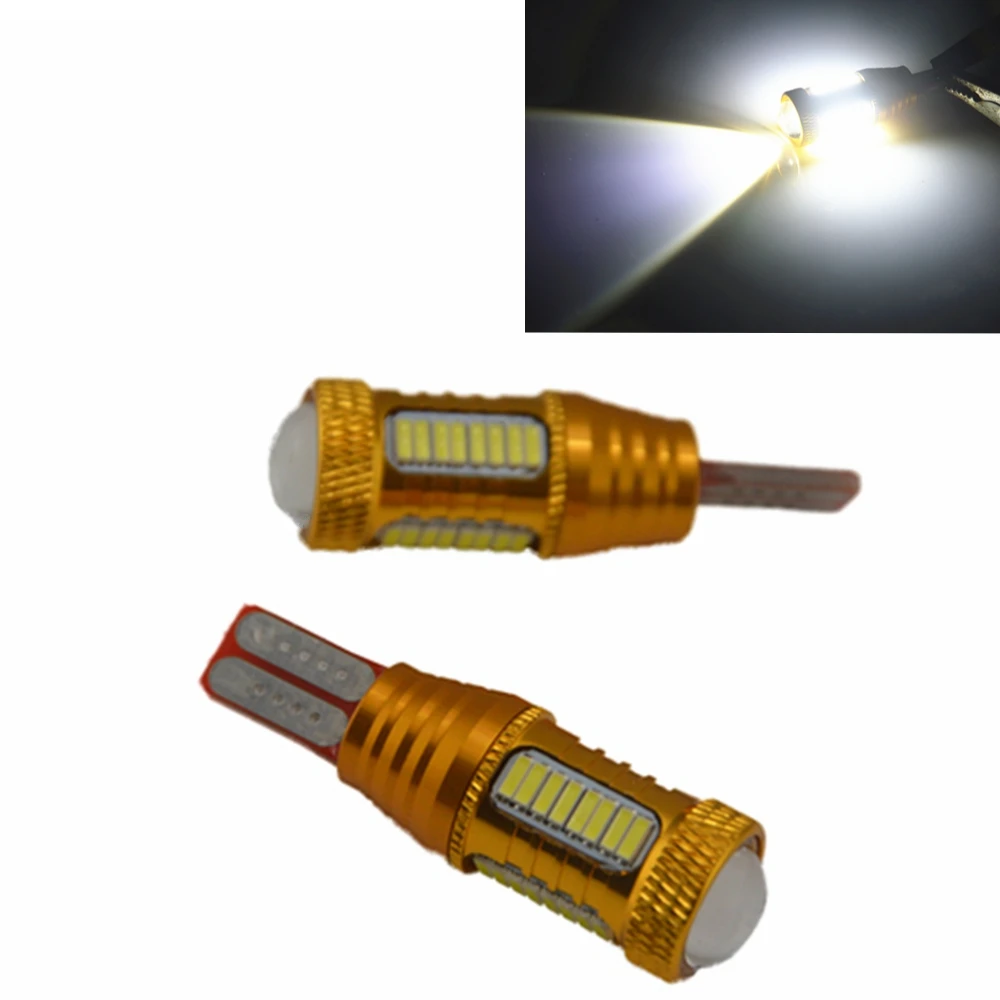 Универсальный 2 шт. автомобиль светодиодный светильник W16W T15 921 912 4014 обратный