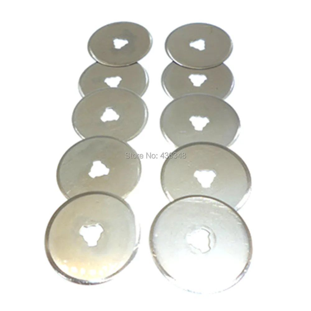 10 шт. 28 мм Вращающийся резак запасные сменные лезвия для шитья одеяла кожи ткани