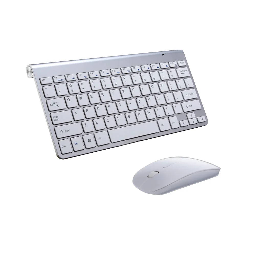 78 Keys Thin USB Quiet Laptops Android Keyboard Windows X Architecture Desktops With Mouse Wireless Ultra Slim | Компьютеры и офис