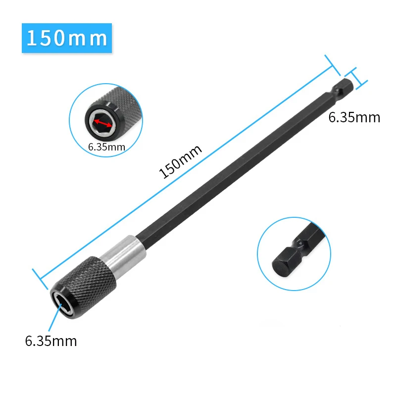 1 шт. Шестигранная ручка электрическая дрель отвертка быстрый адаптер стержень