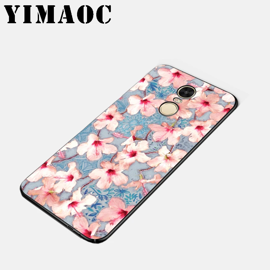 YIMAOC банан черный мягкий силиконовый чехол для Xiao mi Red 6 Note 4X 4A 5A 5 Plus A1 A2 Pro Lite 8 |