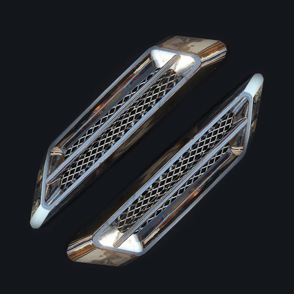 Универсальная автомобильная наклейка Акулий гриль 1 пара стильная для