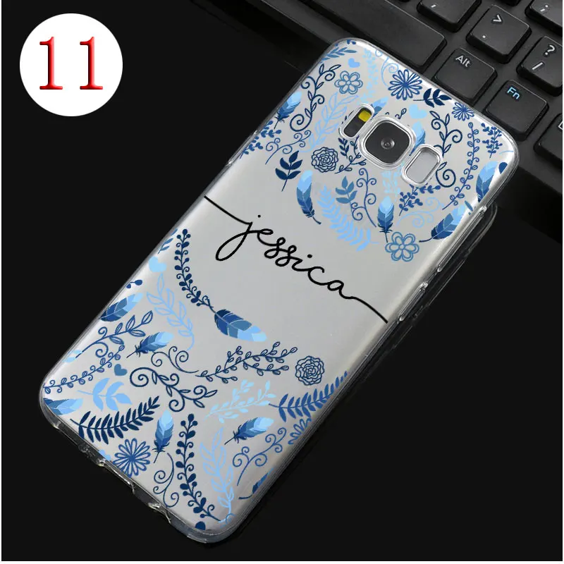 11 DREAMFOX DIY именной пользовательский чехол для samsung Galaxy Note S 8 9 10 Lite Edge Plus Grand Prime Мягкий ТПУ силиконовый - Цвет: 11