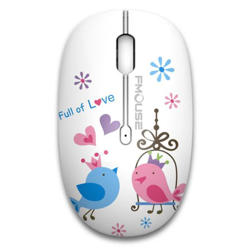 Беспроводная оптическая игровая мышь геймер для ноутбуков и настольных