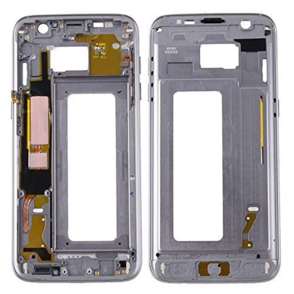 Для Samsung Galaxy S7 edge SM G935F Серебряный/серый/золотой цвет средняя пластина рамка с