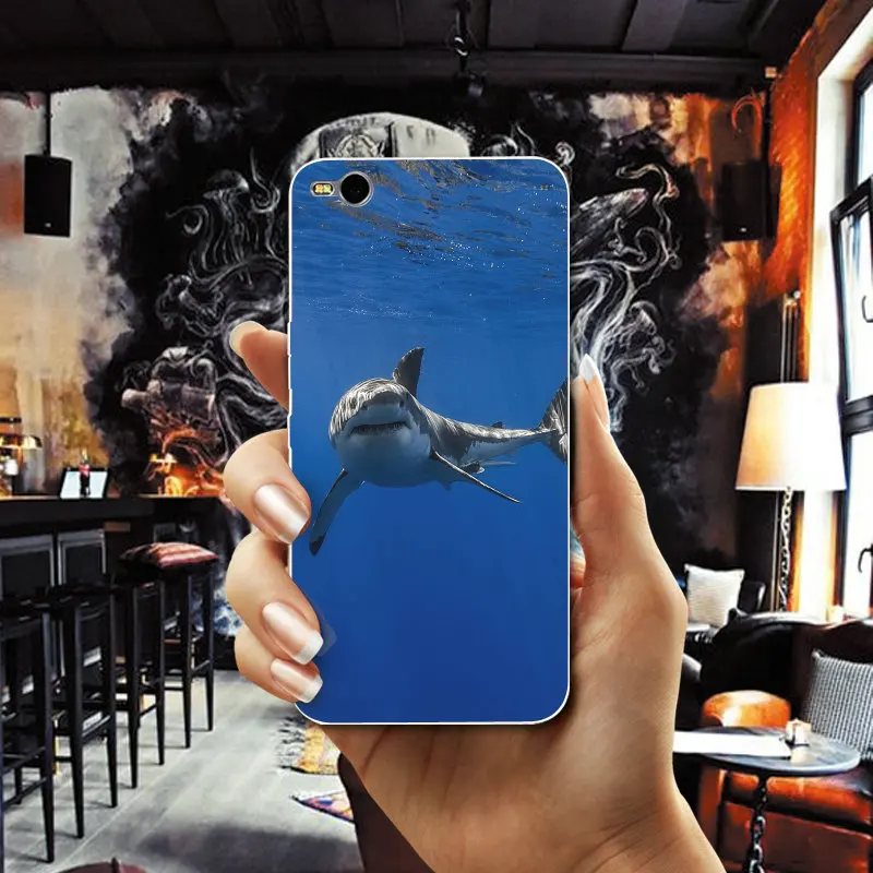 Soft TPU Cell Phone Cases Seashell Sea for HTC One M7 M8 M9 M10 E9 Plus U11 A9 Desire 530 630 626 628 816 820 Ocean Fish Sharks |