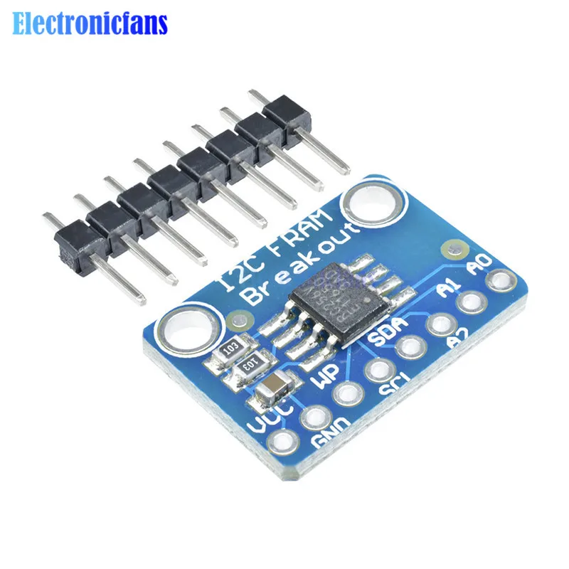 MB85RC256V Memory IC 32KB Development Tools I2C Нелетучий 2 7 5 V VCC/Logic FRAM Breakout Board Module Board|Интегральные