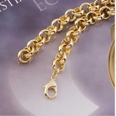 Fashion Jewelry Necklace 600mm 108g 18K Yellow Gold Filled Chain 093 Jewellry | Украшения и аксессуары