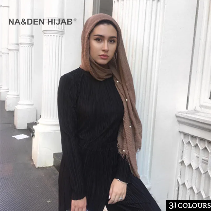 

(150pcs/lot) Hot Sell Pearls Maxi solid Women scarf bubble muslim hijab scarves pashmina foulard shawls bandana shawls wraps