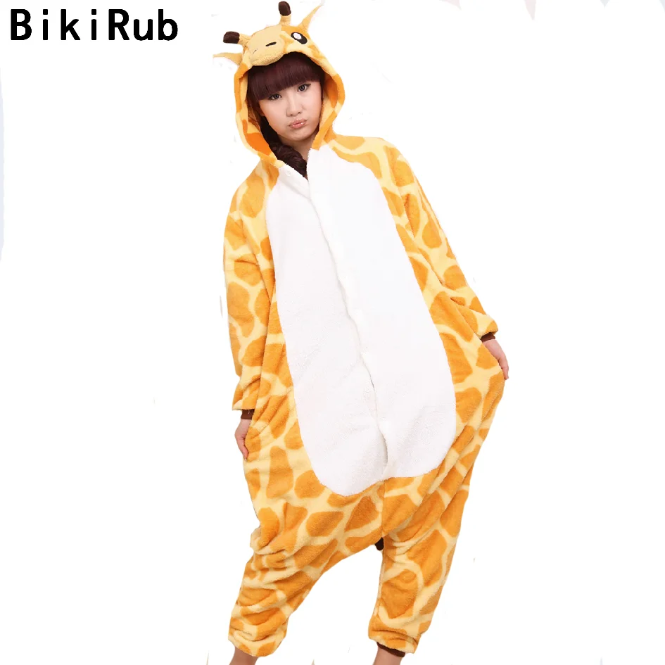 BIKIRUB/женские пижамы унисекс Косплей животных фланелевая одежда для сна с милым