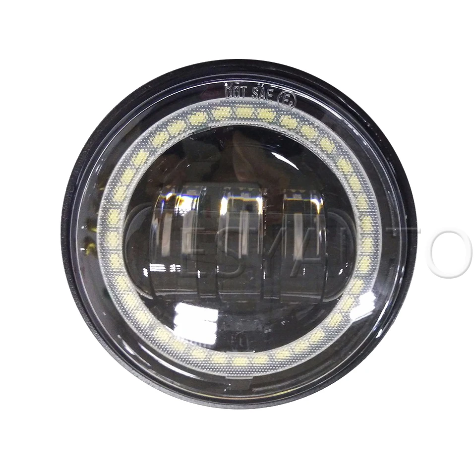 Светодиодные вспомогательные Противотуманные фары 4 5 дюйма 30 Вт с белыми DRL