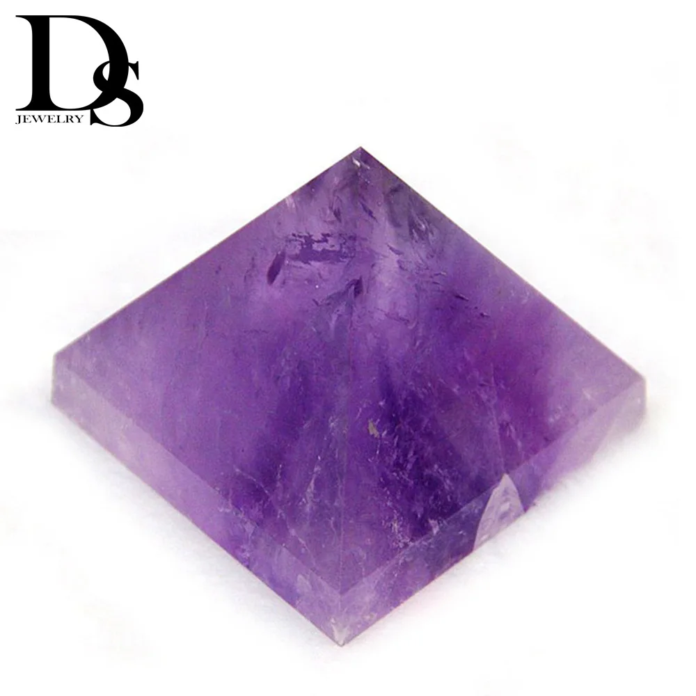 DS Natural Quartz Crystal Pyramid Rose Opal Clear Carved Energy Healing Stone Home Decoration | Дом и сад