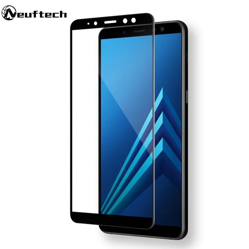 2.5D полное покрытие закаленное Стекло пленка для samsung J6 J4 2018 J600 Экран протектор Galaxy