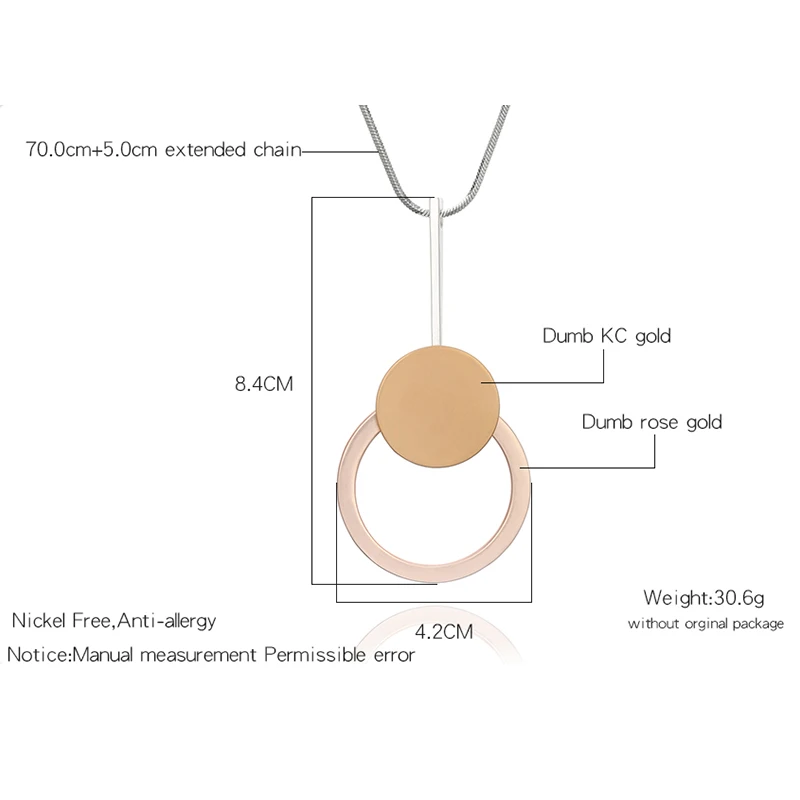 Женское ожерелье с подвеской в стиле панк|Ожерелья подвеской| |