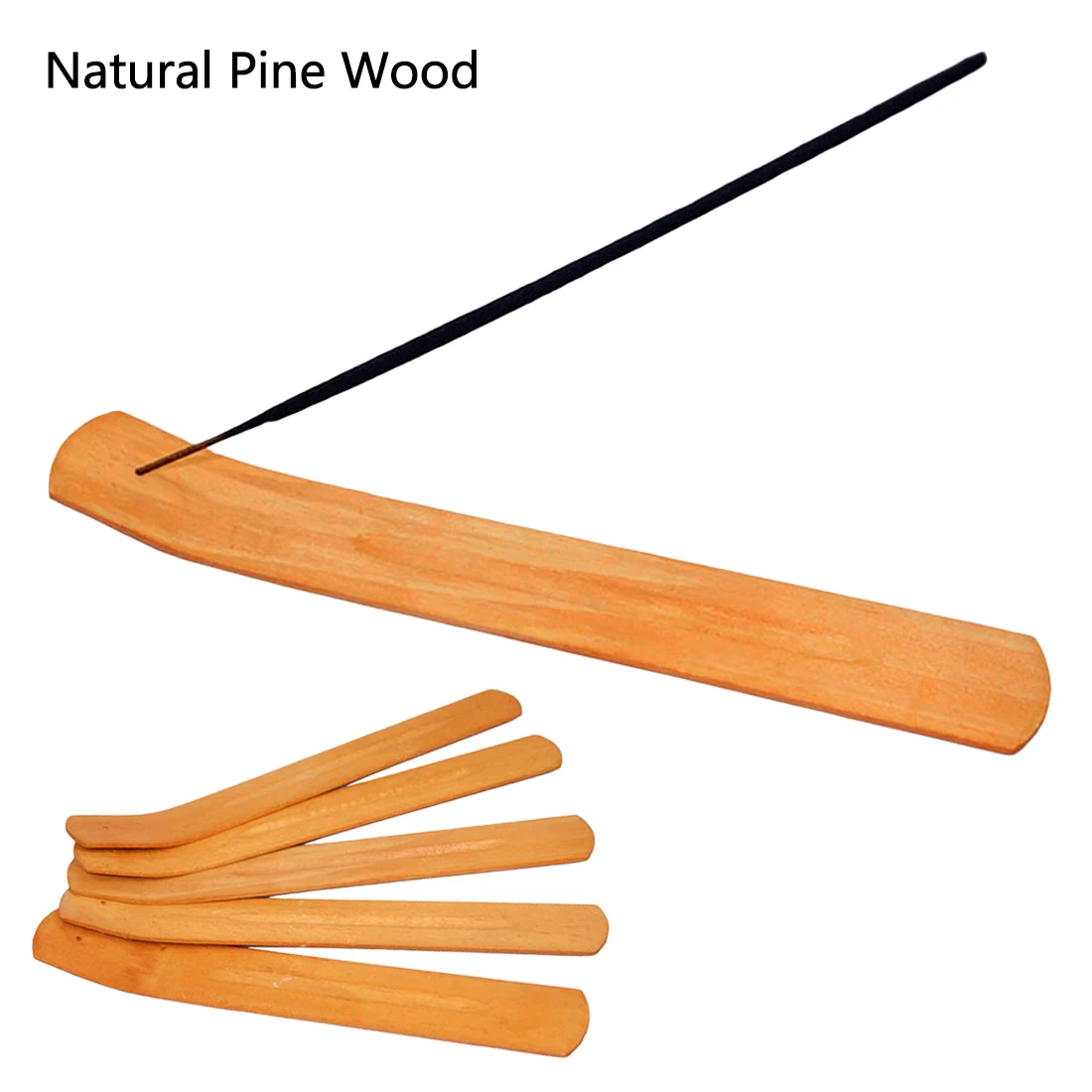 Элегантная натуральная простая деревянная палочка для благовоний держатель