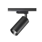 Светодиодный Трековый прожектор GU10, сменный светильник для дома, Регулируемый потолочный Точечный светильник черного и белого цветов, 1, 2, 3 фазы, 4 провода