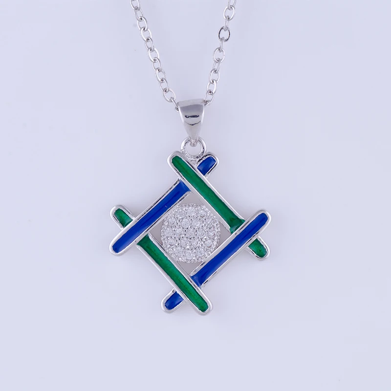 Горячее предложение модные ювелирные изделия винтажное циркониевое эмалевое