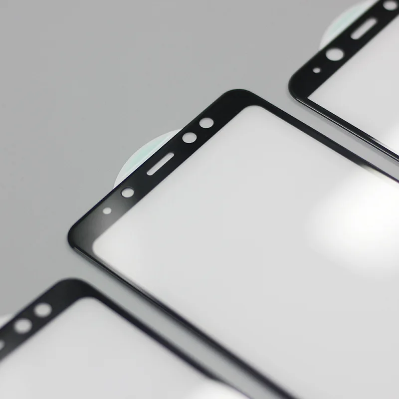 5D закаленное Стекло полное покрытие Экран протектор для Samsung Galaxy A8 2018 плюс A6 A7 A5 A3