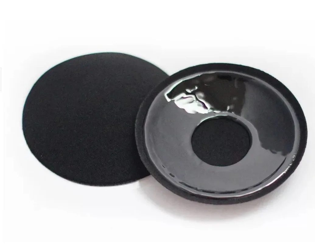 1 пара силиконовых ниппелей круглая черная накладка на соски самоклеящиеся