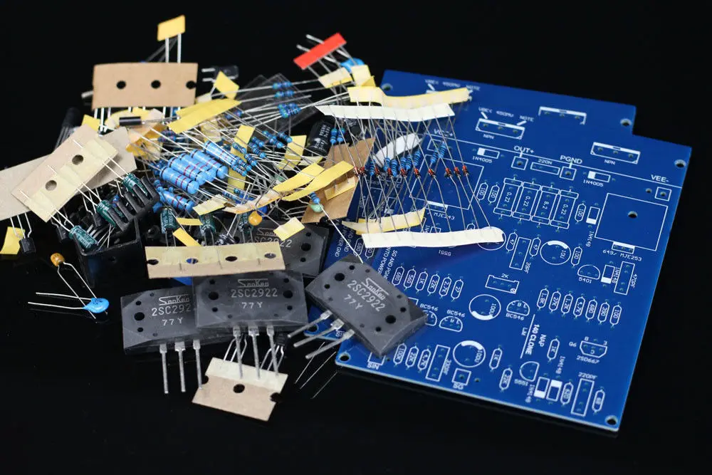 ZEROZONE DIY kit LJM CLONE NAIM NAP140 AMP 2SC2922 комплект усилителя мощности 70 Вт + L6 52|Усилители