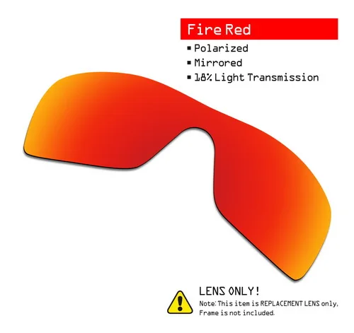 Fire Red-ShieldCoat SmartVLT поляризованные Сменные линзы для солнцезащитных очков Oakley Antix-несколько вариантов - Цвет линз: Fire Red-ShieldCoat