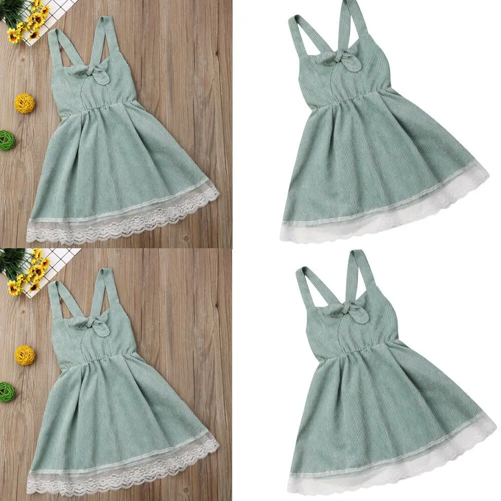 IMCUTE Summer New Sweet Princess Tulle Tutu Dresses Kids Baby Girl Lace Dress | Детская одежда и обувь