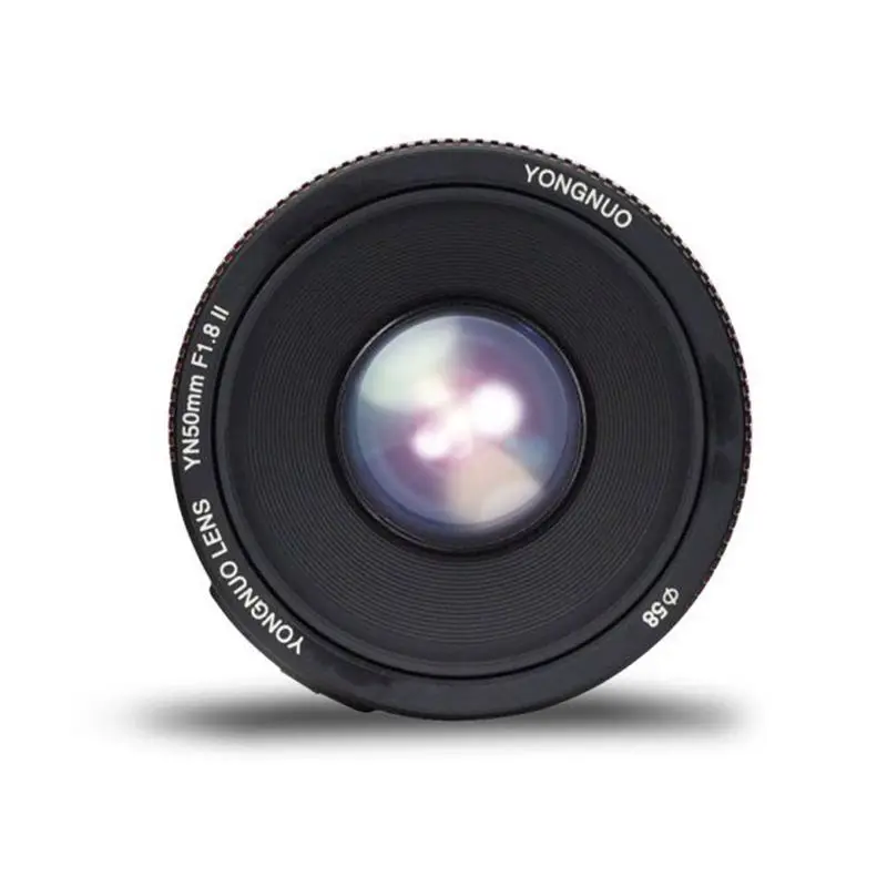 Объектив Cadiso YN50mm F1.8 II с автофокусом и большой апертурой для цифровых зеркальных
