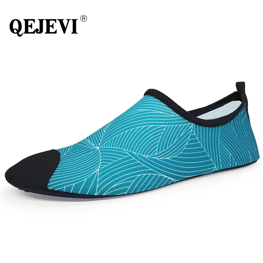 Недорогая спортивная обувь QEJEVI для мужчин и женщин летняя пляжная плавания