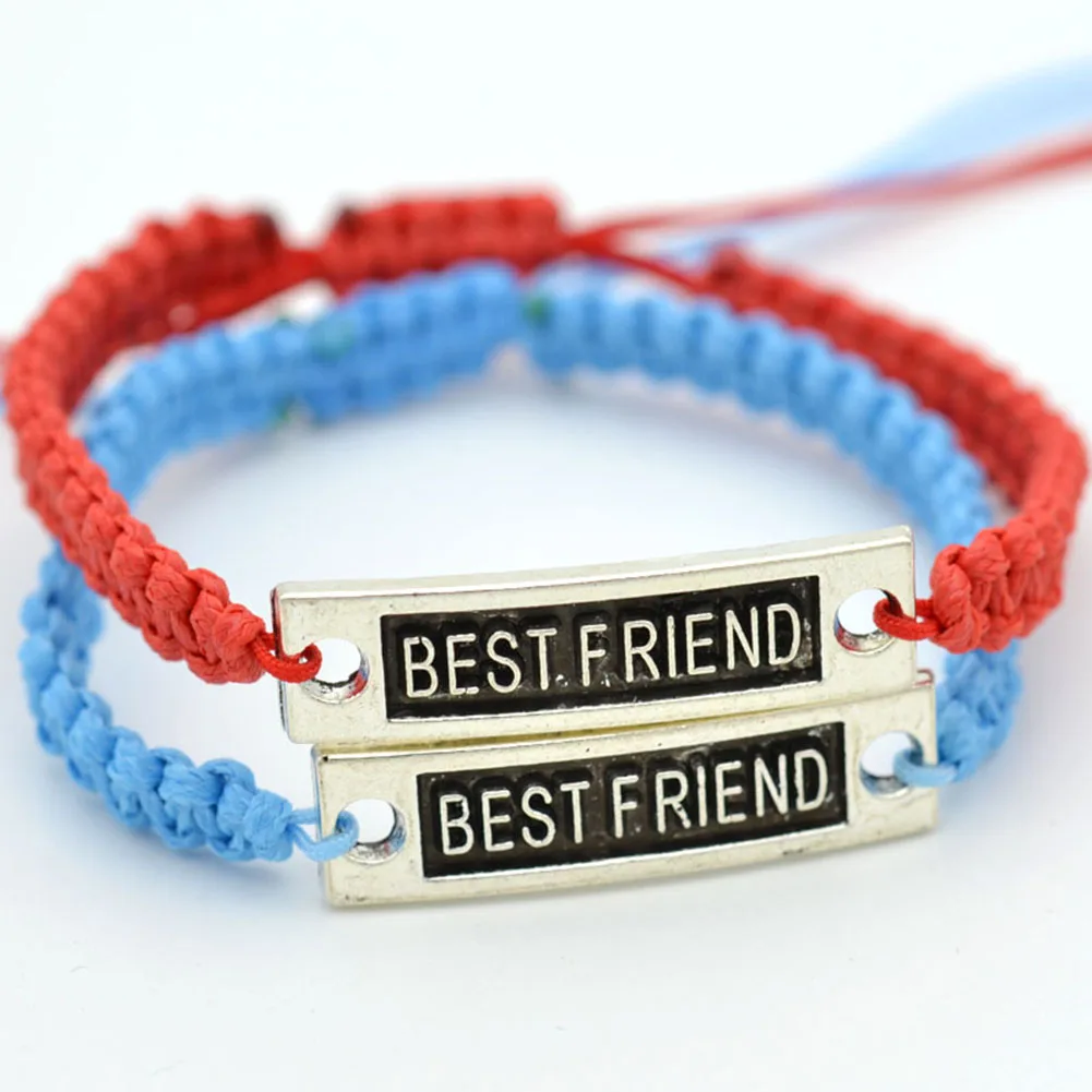 2 шт. браслет с принтом Лучший Друг|Браслеты шармами| |