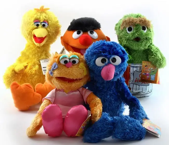 Candice guo! Милая плюшевая игрушка мультфильм Улица Сезам Elmo Grover печенье монстр птица