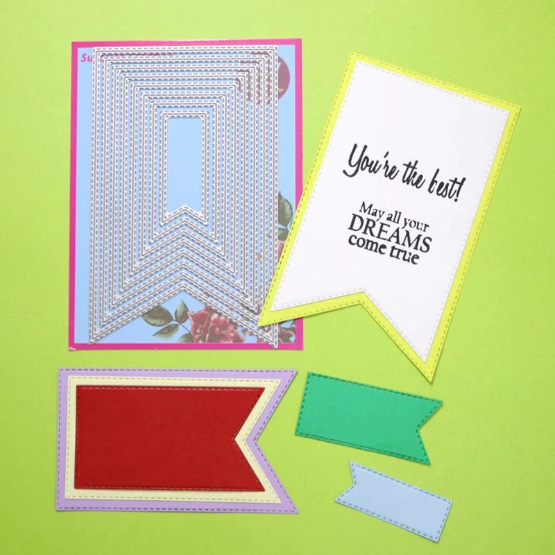 Резные штампы для создания сюрпризов Прошитые бирки скрапбукинг оформление