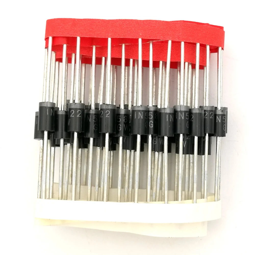 E025 Free Shipping 2400PCS DO-27 5A 100V do-201ad SCHOTTKY DIODE SR5100 | Электронные компоненты и принадлежности