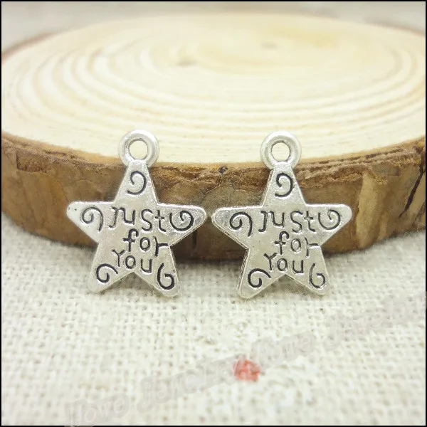 280 pcs Charms Stars Pendant Tibetan silver Zinc Alloy Fit Bracelet Necklace DIY Metal Jewelry Findings | Украшения и аксессуары