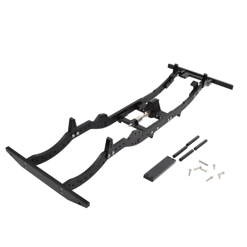 Шасси из алюминиевого сплава на радиоуправлении колесная база 313 мм для Axial SCX10 D110