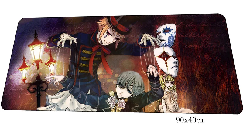 Size 900x400X2MM Черный Дворецкий коврик для мыши геймер 900x400x2 мм notbook коврик для мыши Лидер продаж игровой коврик для мыши большой коврик для мыши стол padmouse аксессуары - Цвет: Size 900x400X2MM