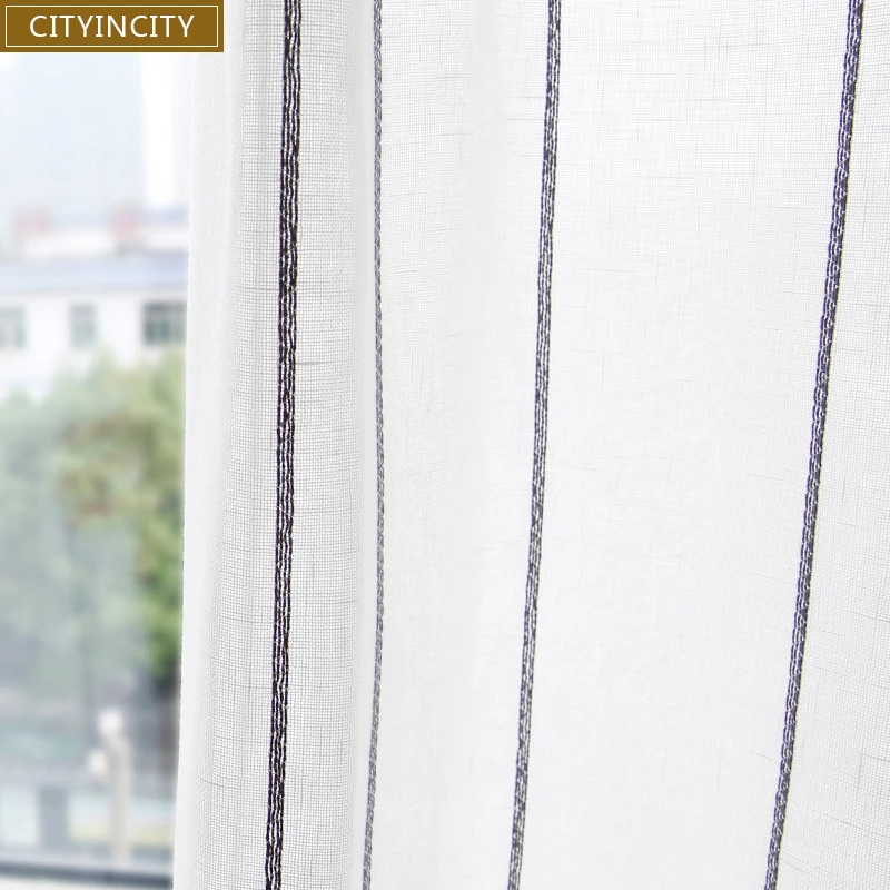 

Тюлевые занавески CITYINCITY s для гостиной, жаккардовые, имитация искусственных элементов, кухонные занавески для спальни на заказ