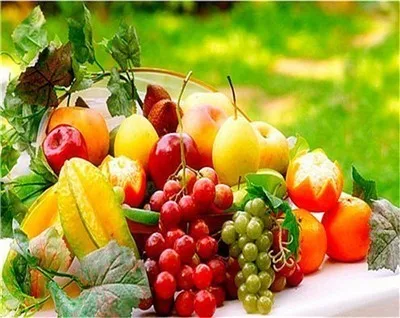 050 AZQSD Алмазная вышивка, украшение для дома на кухне, алмазная живопись, фрукты, стразы, Алмазная мозаика, полный дисплей, подарок - Цвет: 050